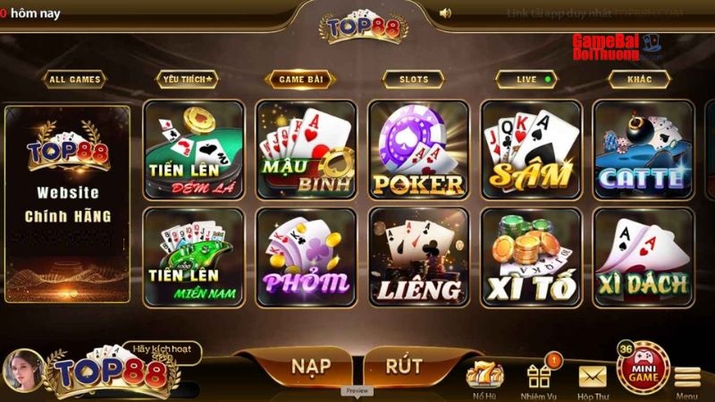 Top88 sở hữu nhiều ưu điểm ấn tượng